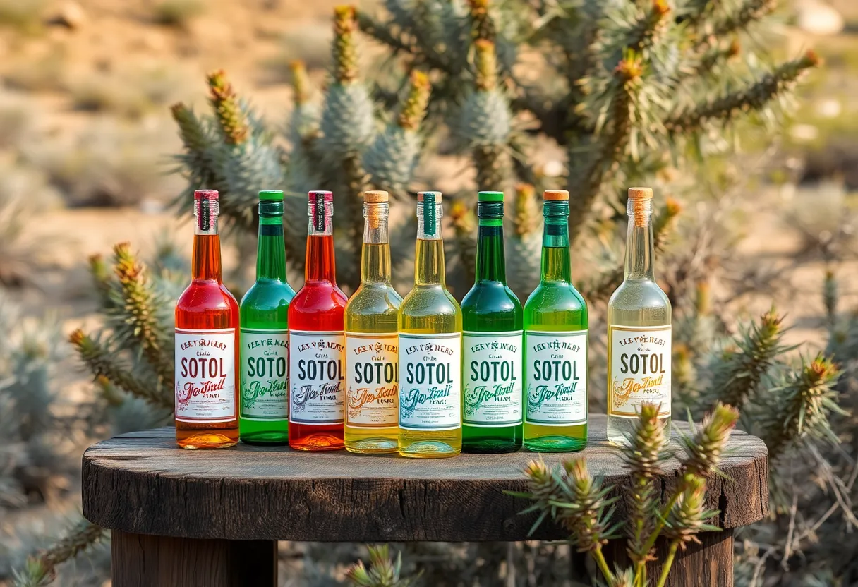 Sotol Bottles in Texas