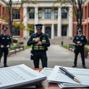 Texas A&M University-San Antonio campus with investigation theme