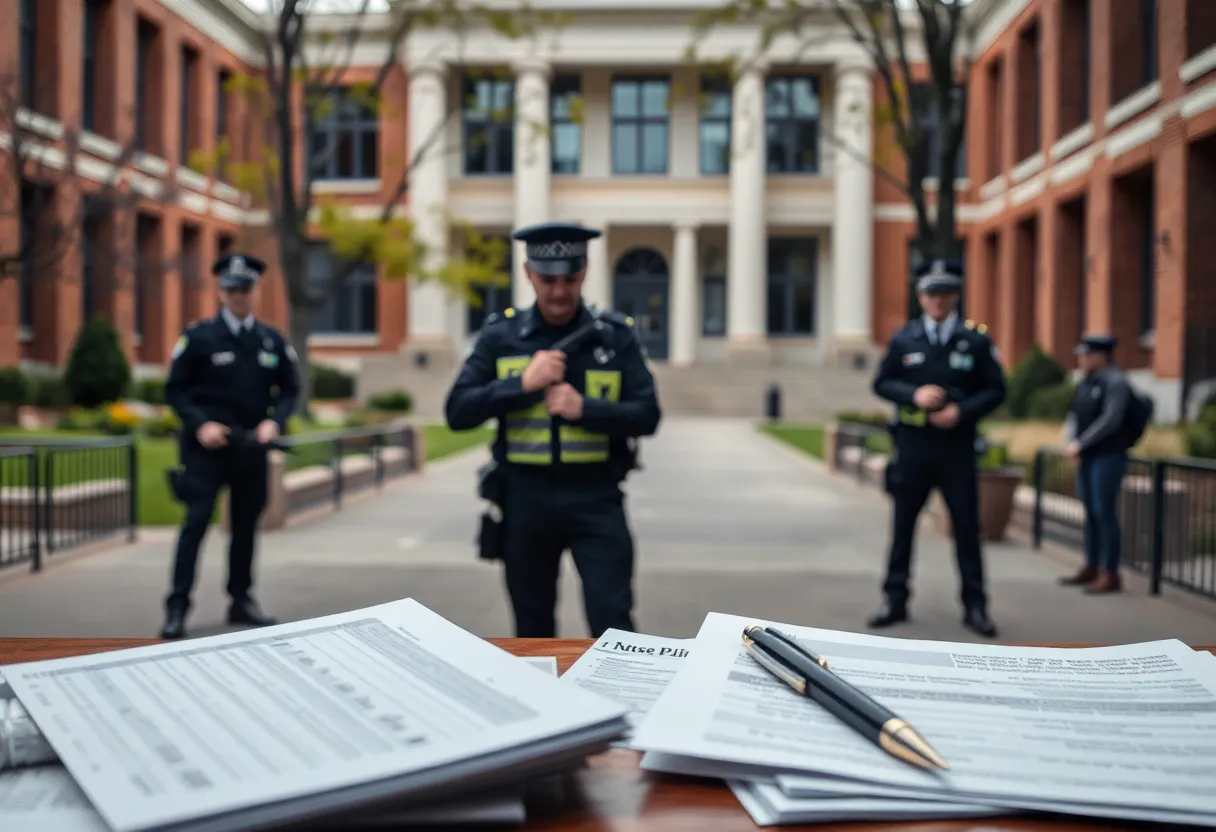 Texas A&M University-San Antonio campus with investigation theme