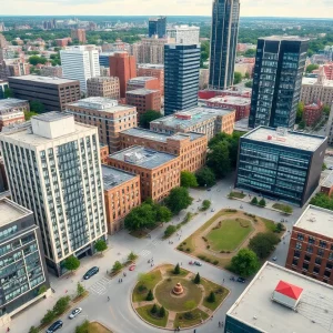 Cityscape representing affordability for recent graduates