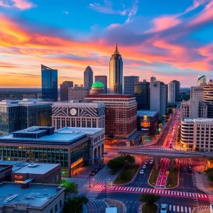 Skyline of Austin, Texas representing economic growth