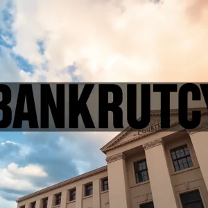 Courthouse in San Antonio depicting bankruptcy proceedings