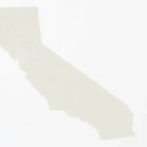Map highlighting California's congressional districts and proposed redistricting changes