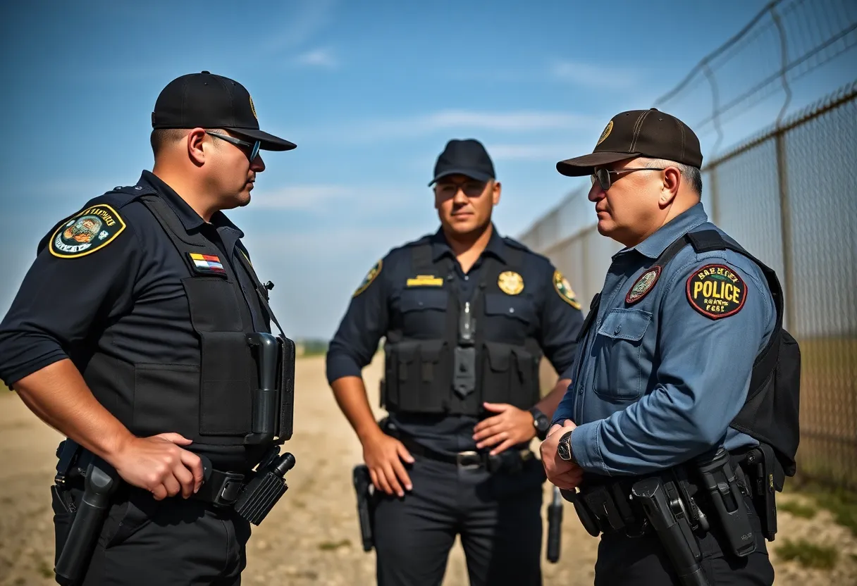 A visual of U.S. and Mexican flags symbolizing cooperation in the fight against drug trafficking.
