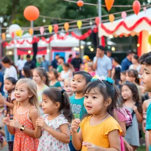 Families enjoying events in San Antonio