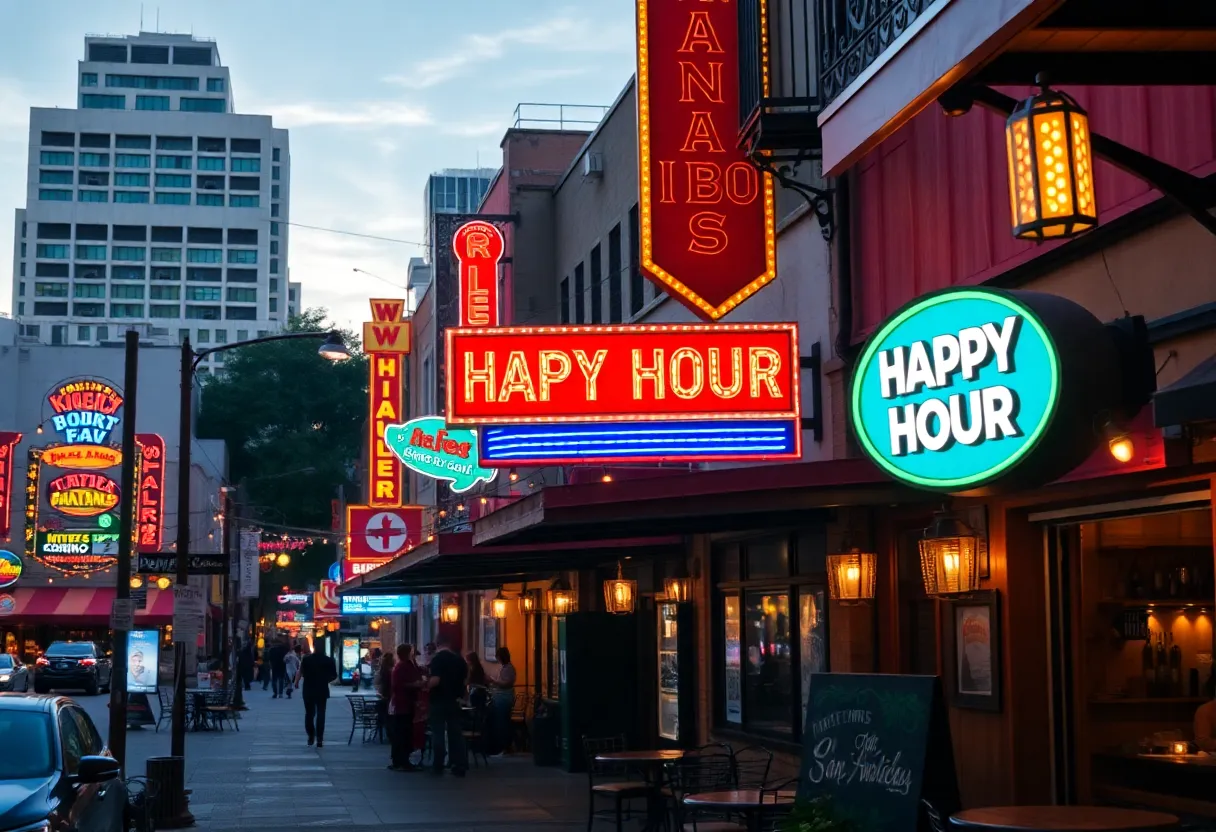 Happy hour deals in San Antonio's lively bars and restaurants