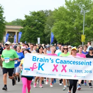 Participants of the Head for the Cure 5K race