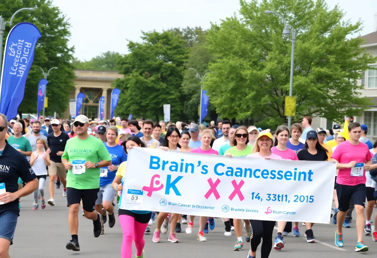 Participants of the Head for the Cure 5K race