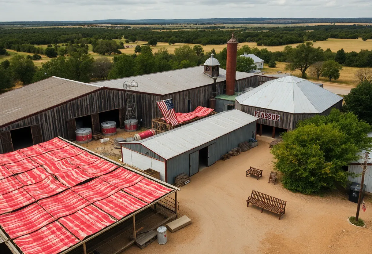 Klein Smokehaus bacon facility in Texas Hill Country