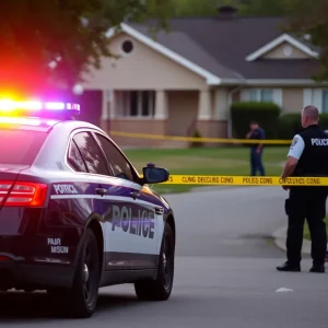 Police responding to a shooting incident in Laredo