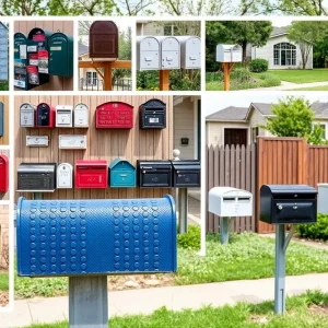 Various types of mailboxes in San Antonio neighborhoods