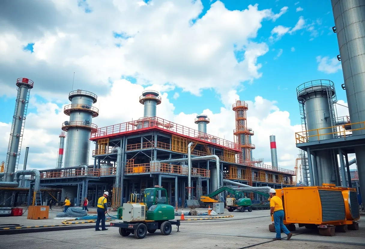 NRG Energy Natural Gas Power Plant Construction