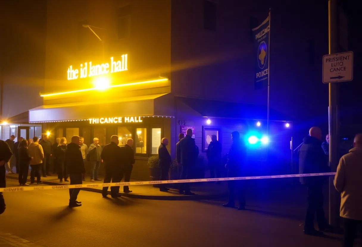 Emergency response at a dance hall in New Braunfels, Texas