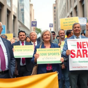 Rally for Project Marvel in downtown San Antonio