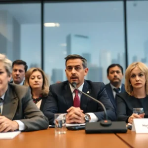 Political meeting in San Antonio discussing community safety