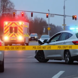 Emergency response at a collision scene in San Antonio