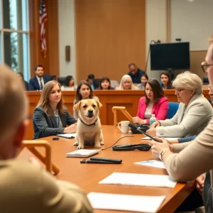 San Antonio city council meeting about dog policy regulations