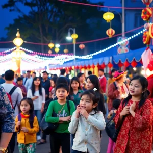 Families enjoying cultural events in San Antonio