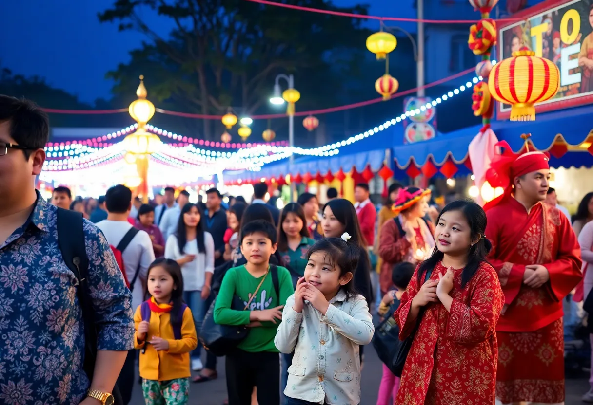 Families enjoying cultural events in San Antonio