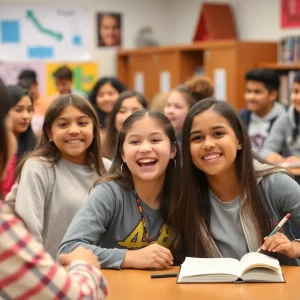 Students in a San Antonio high school classroom