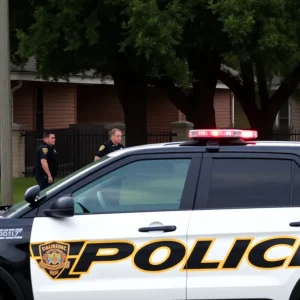 San Antonio police officers responding to a shooting incident