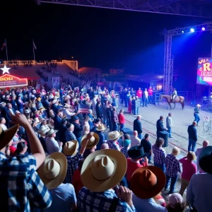 Crowd enjoying the San Antonio Stock Show & Rodeo.
