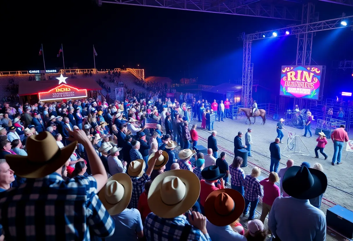 Crowd enjoying the San Antonio Stock Show & Rodeo.