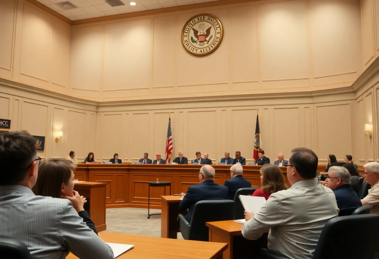 Schertz City Council discussing budget at Hal Baldwin Municipal Complex