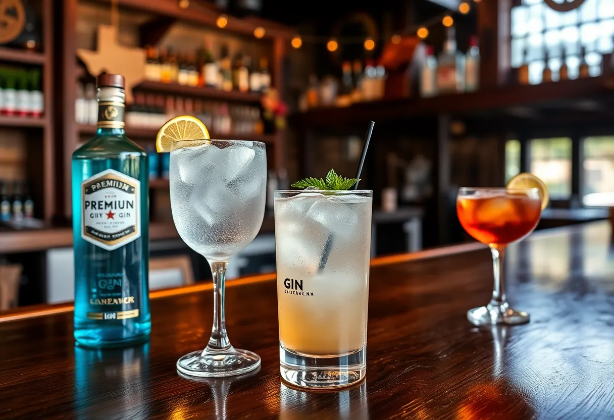 Texas Premium Gin Cocktails