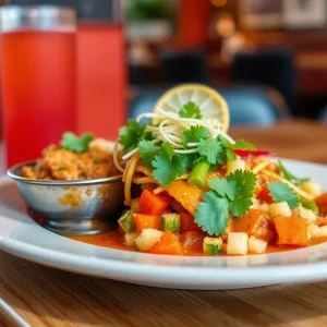 Modern Mexican cuisine dish from Tulum Mexican Cuisine