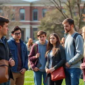 Students expressing concern about tuition increases at UT Austin