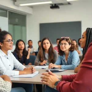 Participants in a de-escalation training program for autism support at UTSA