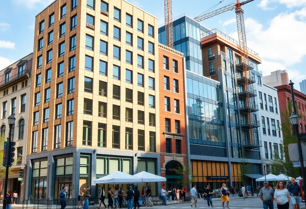 Construction site of the UTSA San Pedro II building in downtown San Antonio