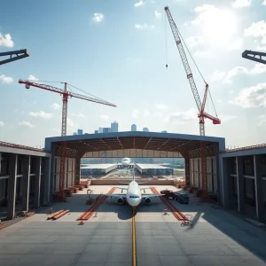IAC New Aircraft Hangar Construction