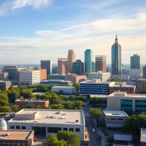 San Antonio skyline with new university developments