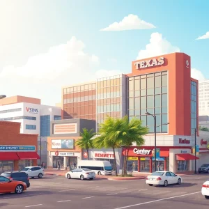 Thriving Texas Business District
