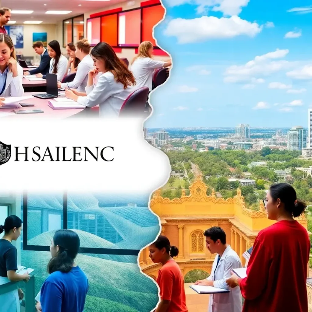 A visual representation of the UTSA merger symbolizing education and community impact.