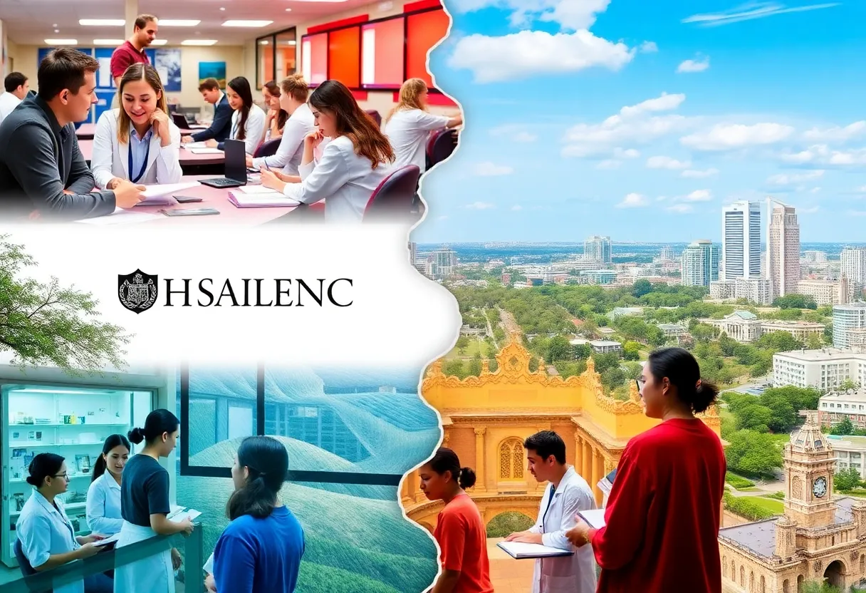 A visual representation of the UTSA merger symbolizing education and community impact.