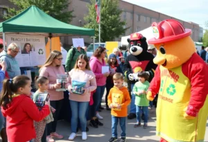 Families participating in Battery Fest recycling event in San Antonio
