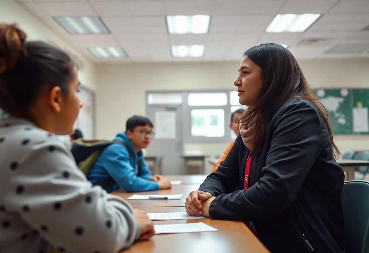 Counseling services provided to students at Holy Cross High School after misconduct incident.