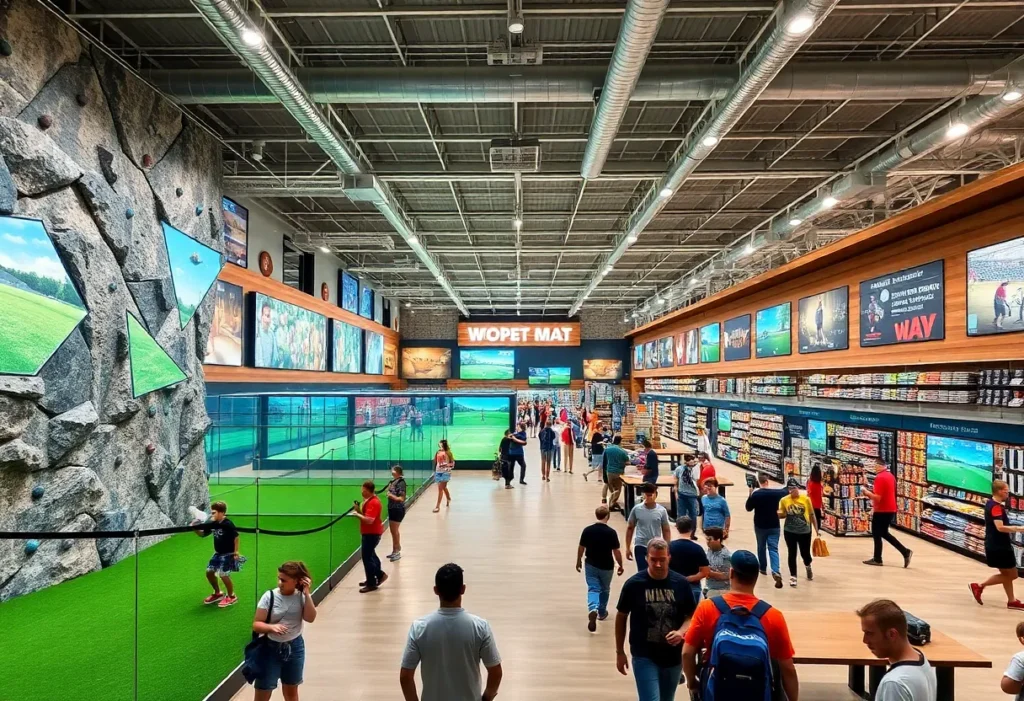 Dick's House of Sport in Live Oak showing interactive sports features.