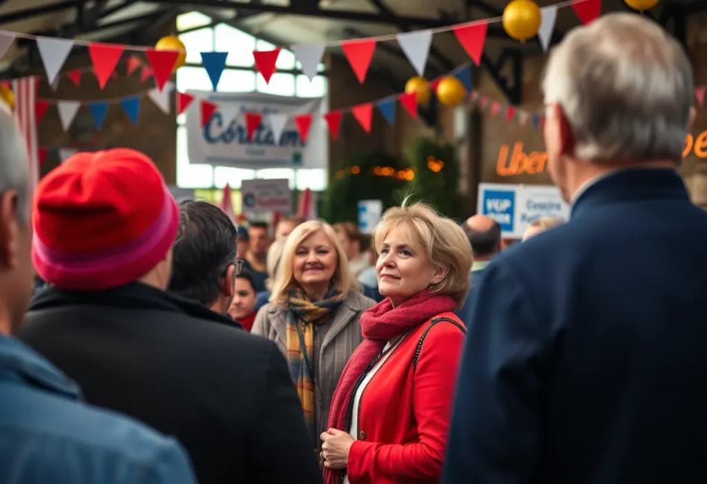 Crowd at Johnny Garcia's campaign announcement in San Antonio