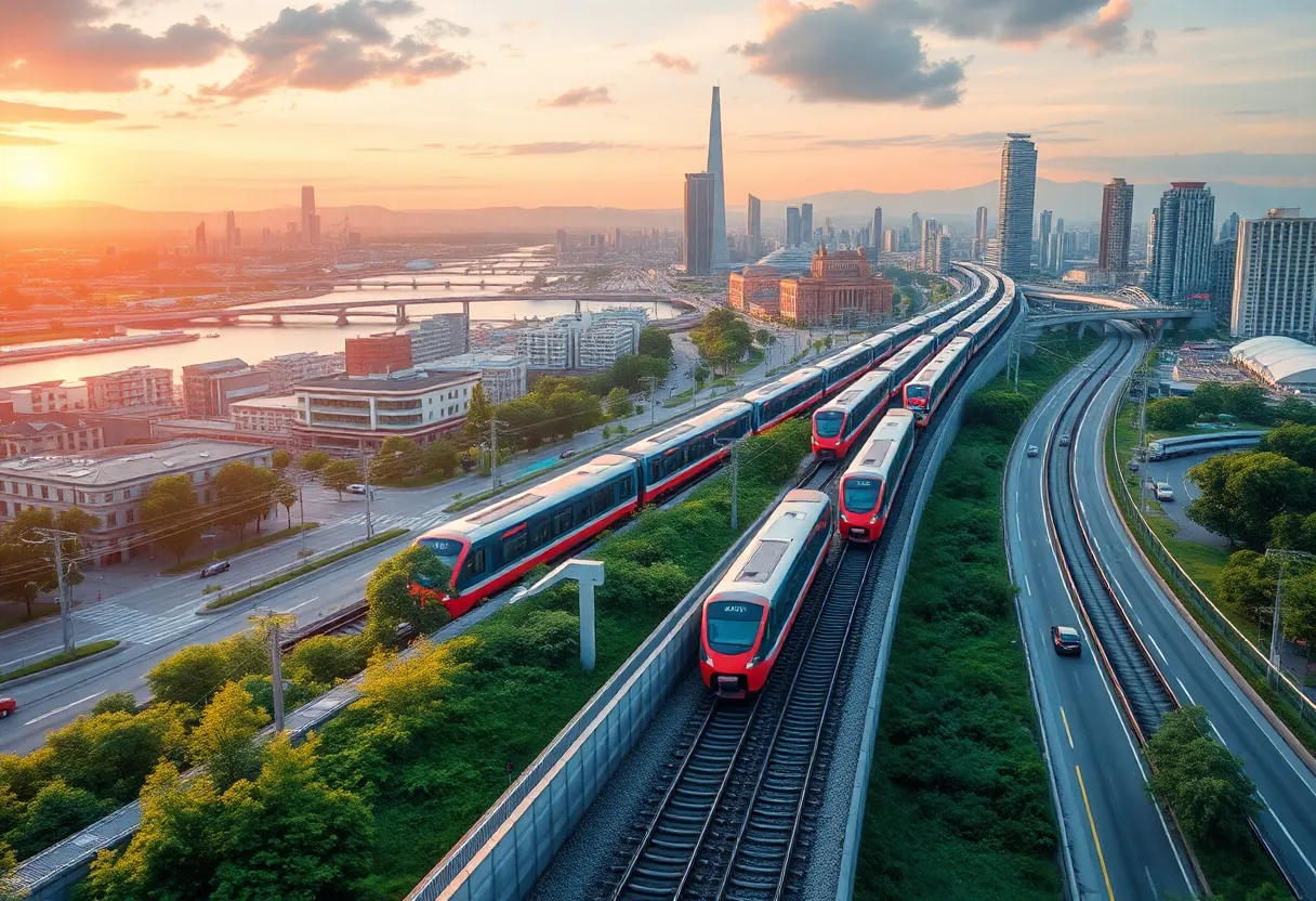 Conceptual design of a high-speed commuter rail line between Austin and San Antonio