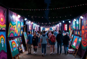Luminaria Contemporary Arts Festival showcasing artworks