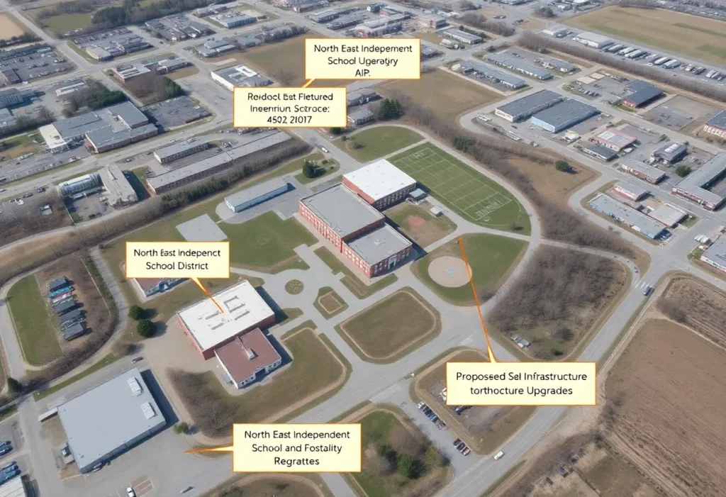 Visual representation of NEISD facilities with proposed upgrades