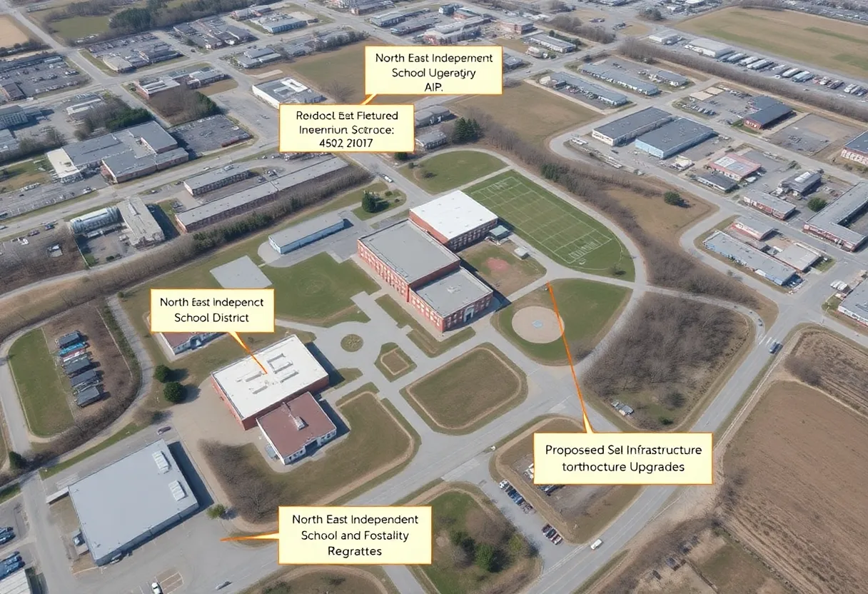 Visual representation of NEISD facilities with proposed upgrades