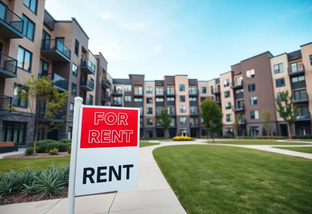 Apartment complex demonstrating rental affordability in the U.S.