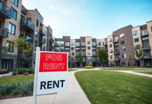 Apartment complex demonstrating rental affordability in the U.S.