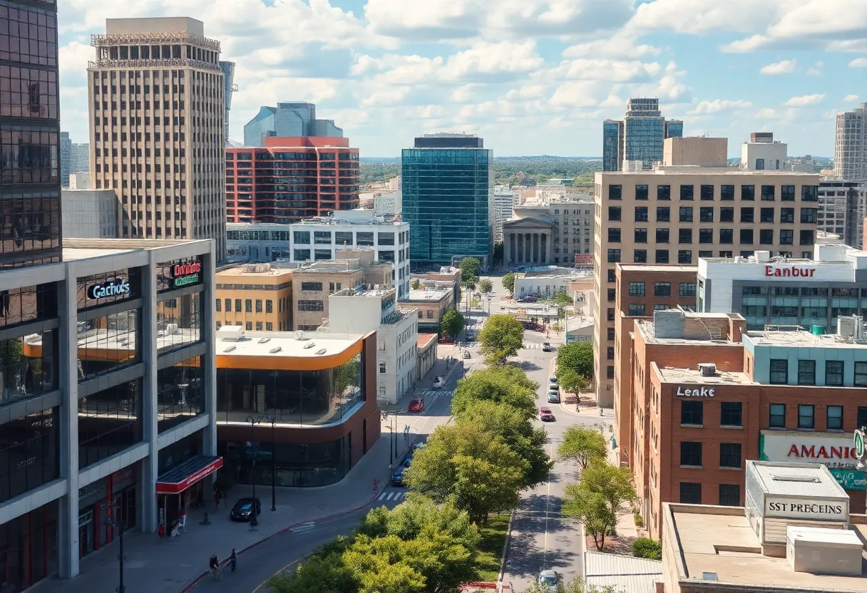 Cityscape of San Antonio showcasing business growth and local culture.