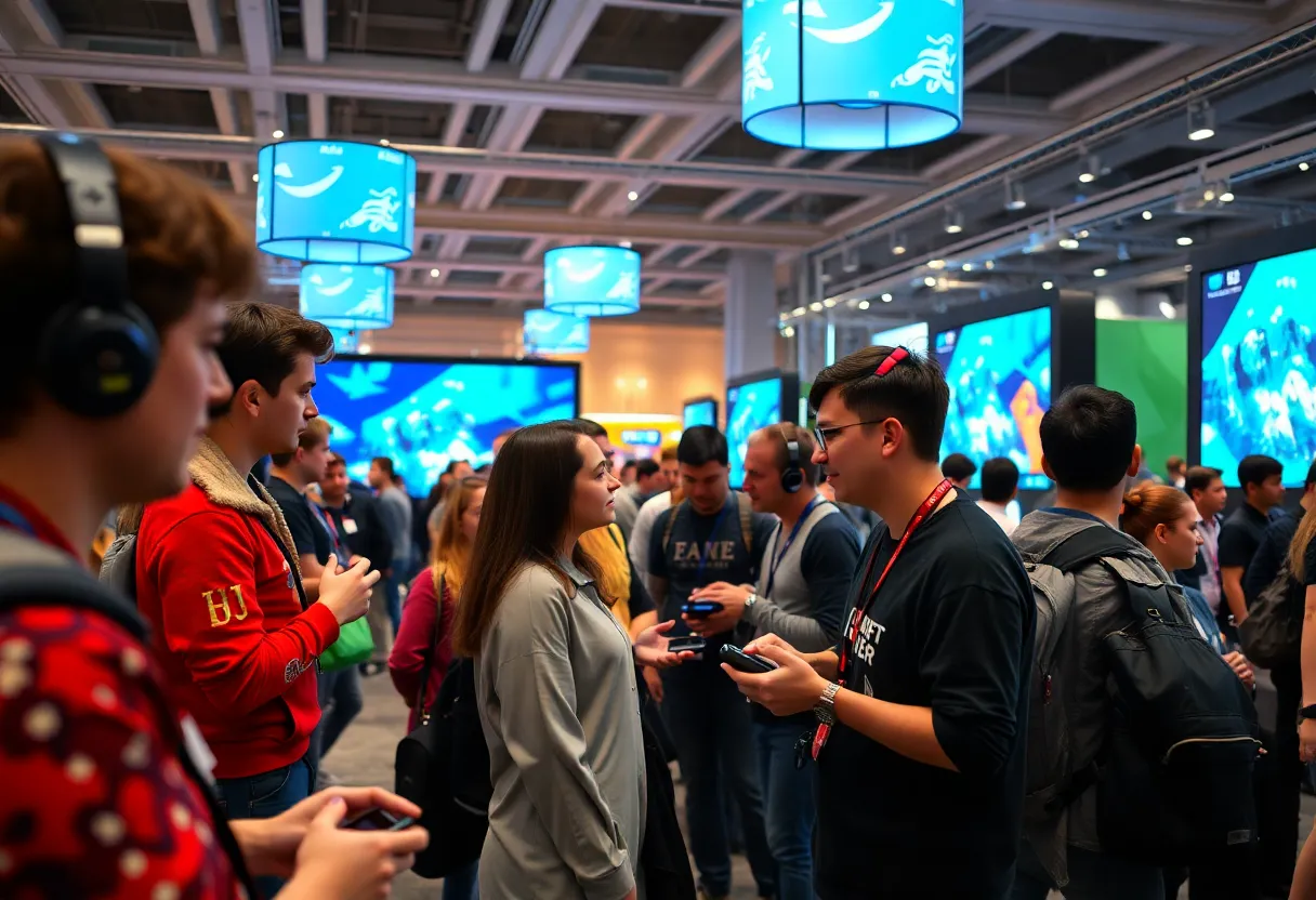Attendees participating in discussions at San Antonio Gaming Summit.